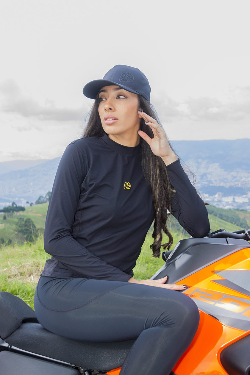 Jersey Primera Piel Negro Dama